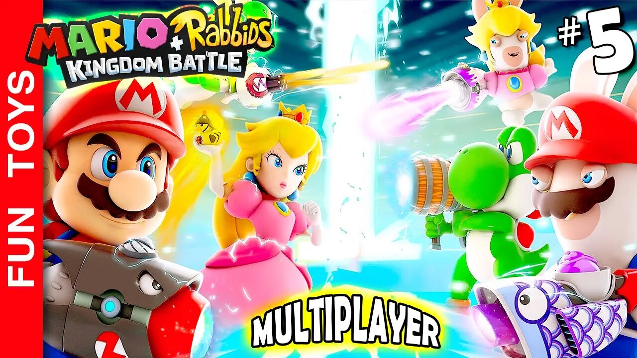 Mario + Rabbids Kingdom Battle #5 - Veja como é jogar um MULTIPLAYER neste jogo IRADO!