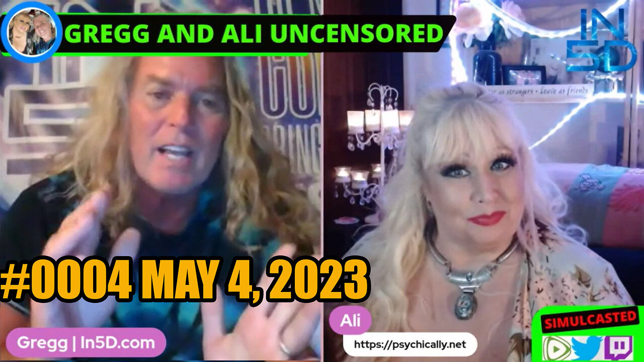 PsychicAlly and Gregg LIVE and UNCENSORED Ep. #0004 May 4, 2023