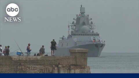 Fleet of Russian warships reaches Cuban waters🤯