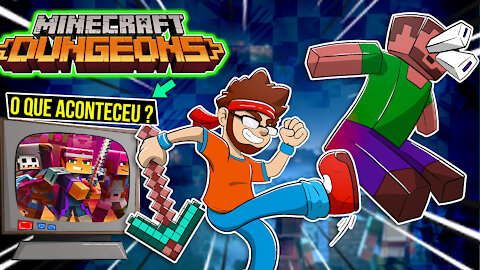 JOGO MINECRAFT que FALIU RAPIDO - Minecraft Dungeons