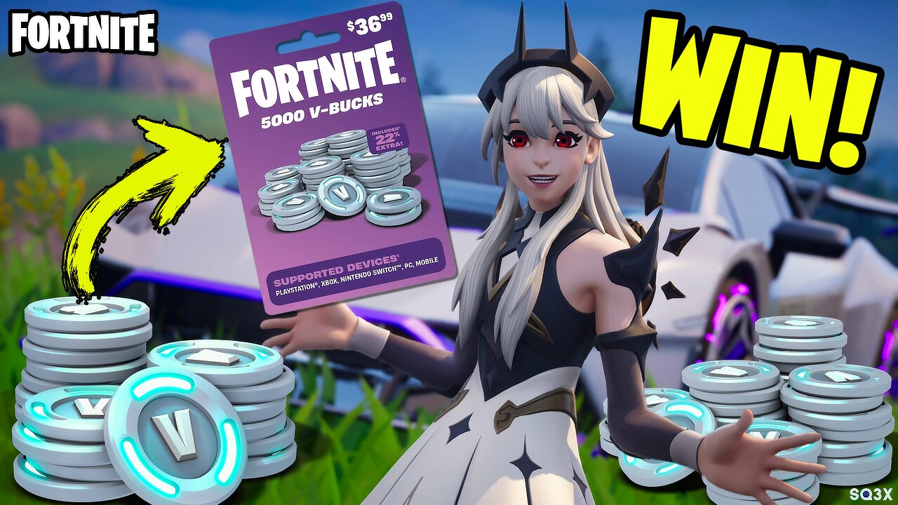 FORTNITE - Get ANY Skin for FREE 🔥 WIN 5,000 V-BUCKS (Exclusive)