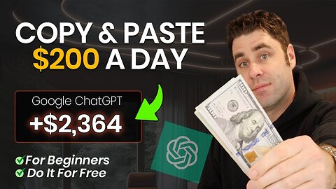 Make $200/Day with ChatGPT & Google Drive for FREE (Make Money Online)