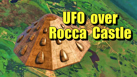 UFO over Rocca Castle