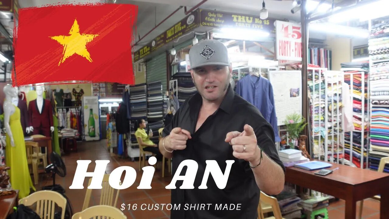 45 Tailor - Inside Hoi An Cloth Market, Hội An CUSTOM Shirt made!