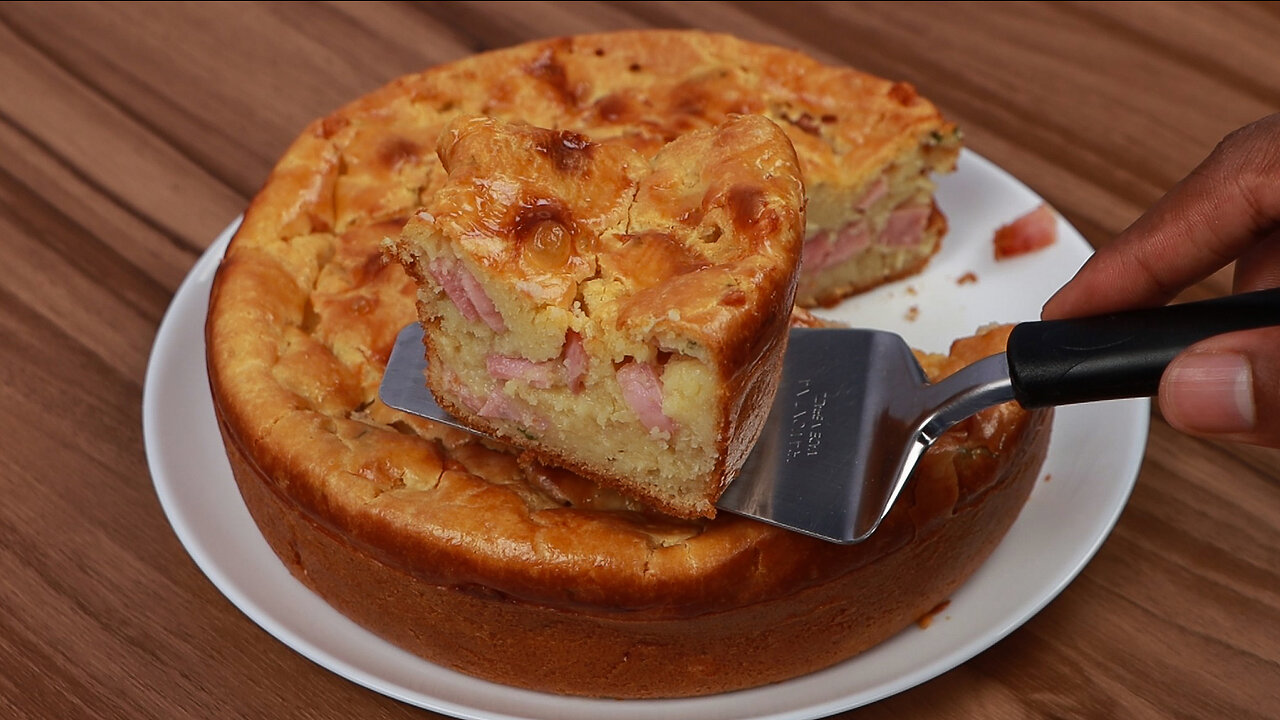 Delicious savory cake, easy and very tasty