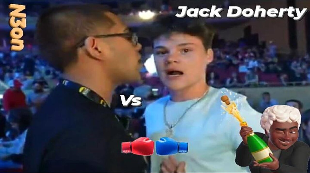 N3on Beats Up Jack Doherty At A Boxing Match