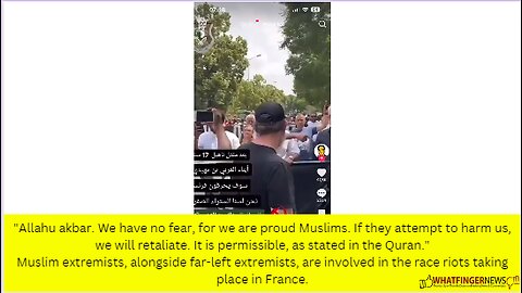 "Allahu akbar. We have no fear, for we are proud Muslims. If they attempt to harm us,