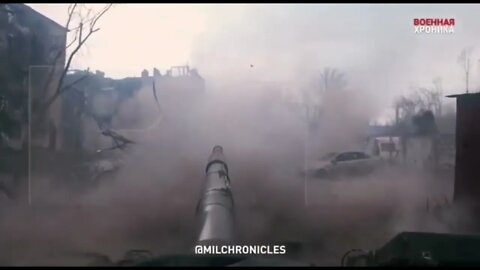 The Moment In Which A Russian Tank Stepped On A Mine