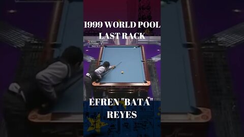 1999 World Pool Championship LAST RACK | Efren "BATA" Reyes vs Hao-Ping Chang #shorts
