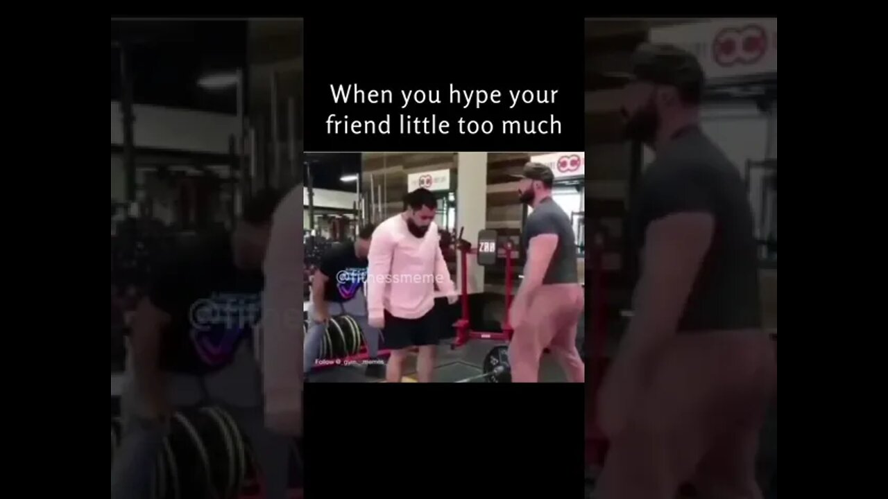 When you hype your friend too much..