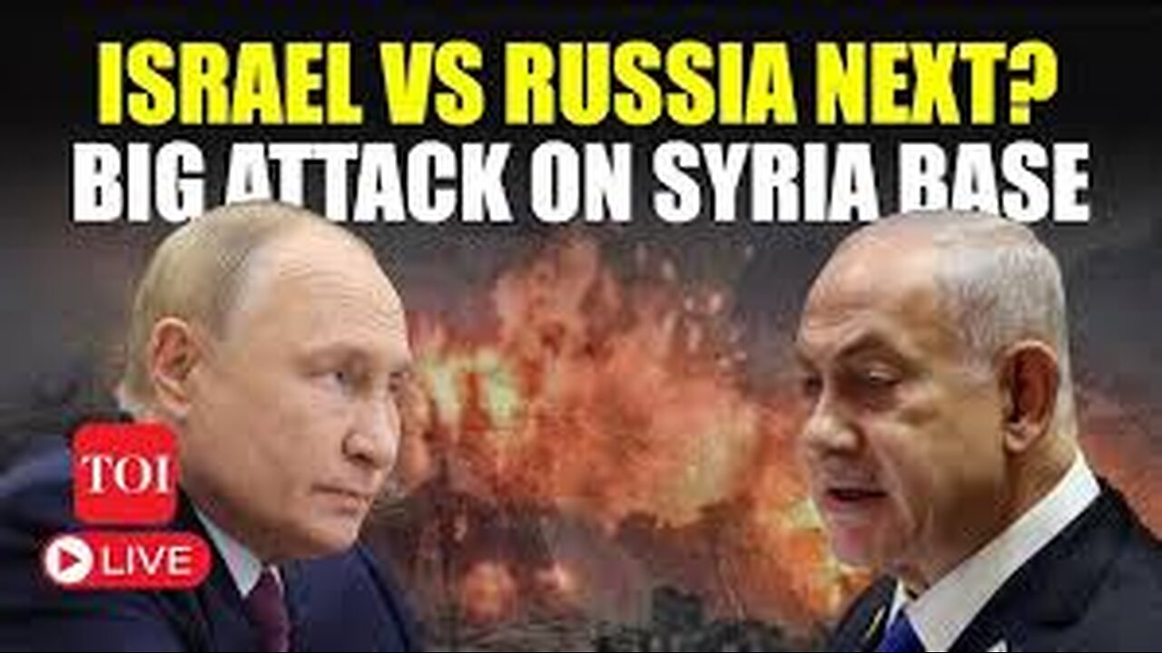 Israel Air Force Attacks Russian Military Base In Middle East | Explosions Rock Syria