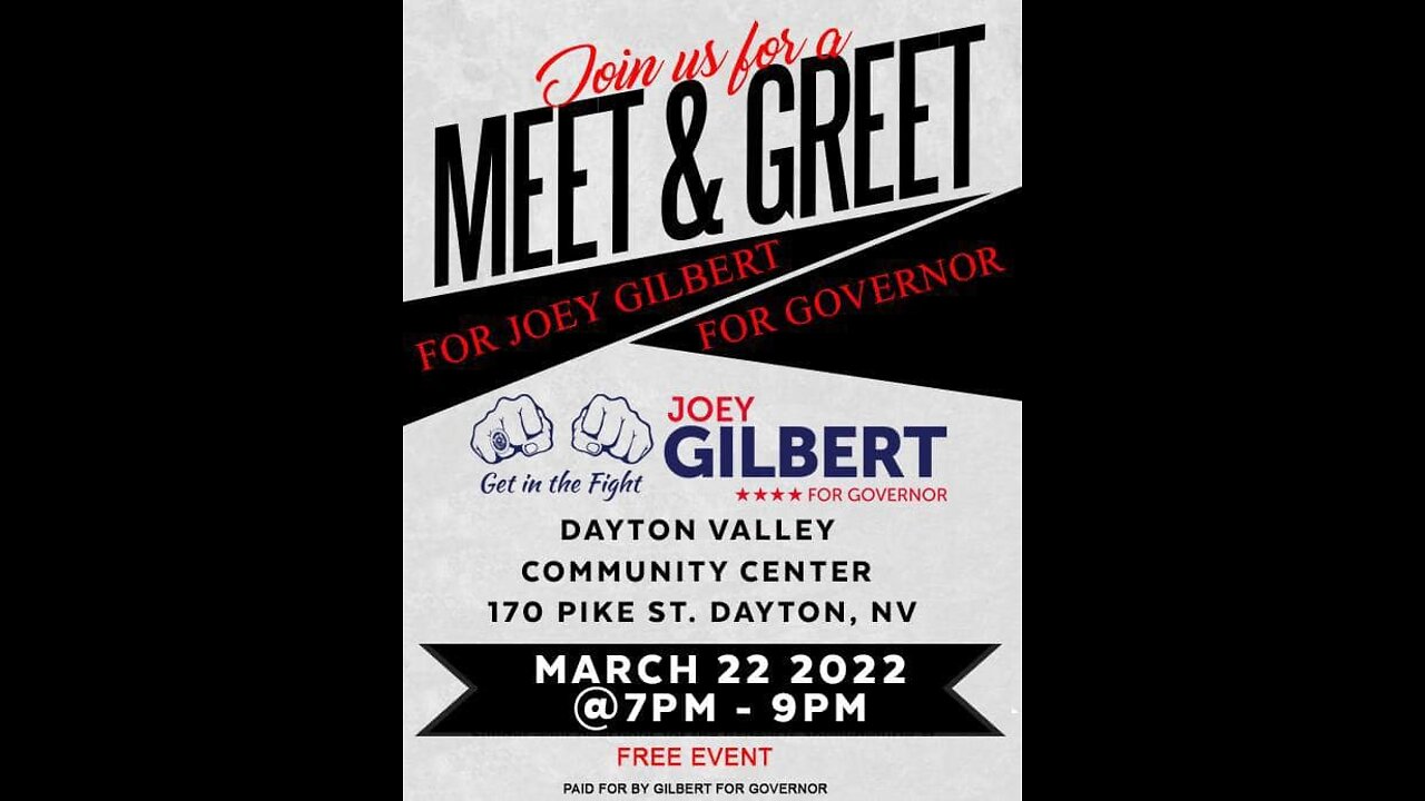 Joey Gilbert - Dayton Valley Community Center