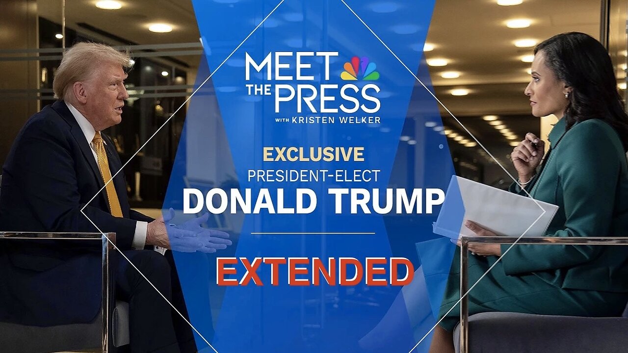 EXTENDED "Meet The Press" Interview: President Trump Details His Plans for Day 1 and Beyond in The White House (12/8/24)