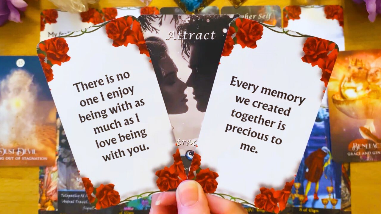 I'M SO ATTRACTED TO YOU ♥️ LET'S MAKE MORE MEMORIES TOGETHER 🌹 (TWIN FLAME SOULMATE) LOVE READING ♥️