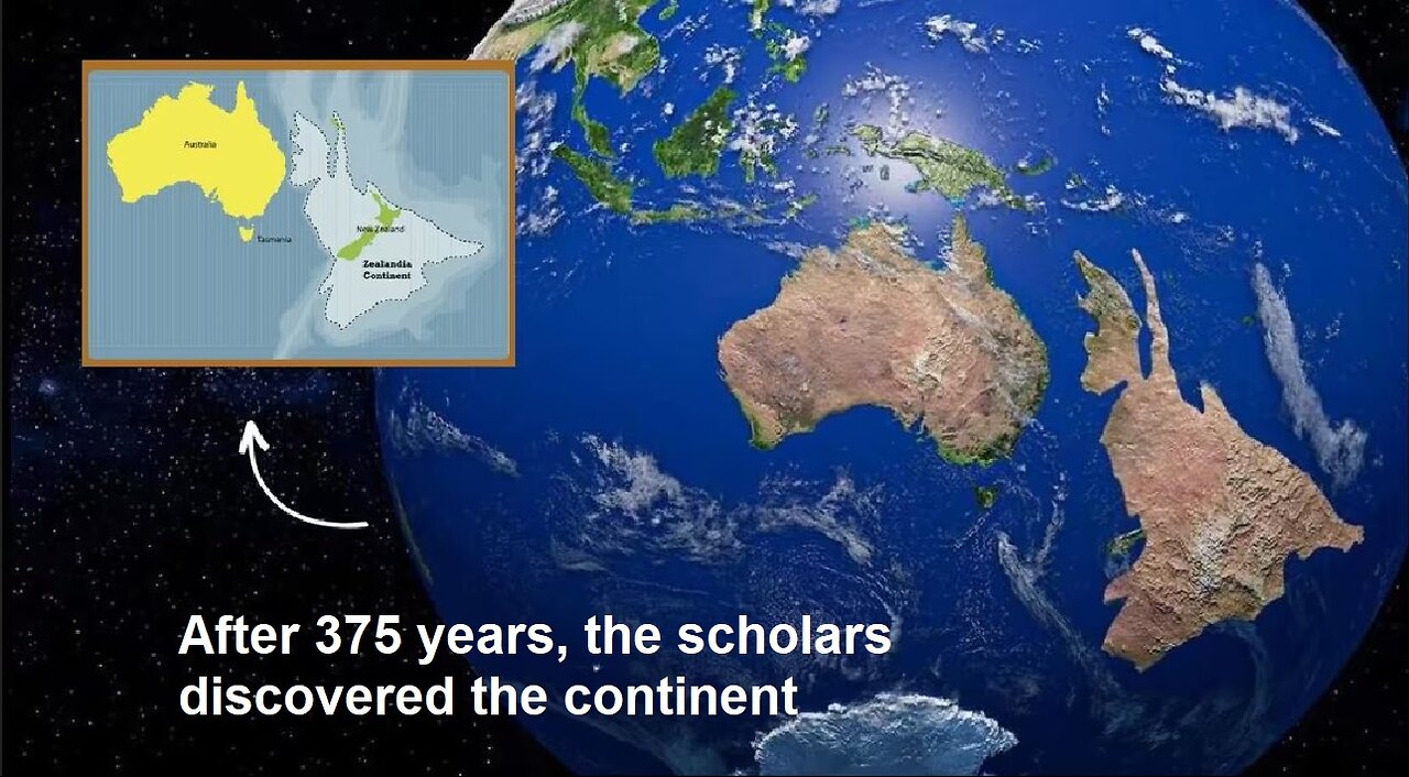 After 375 years, the scholars discovered the continent