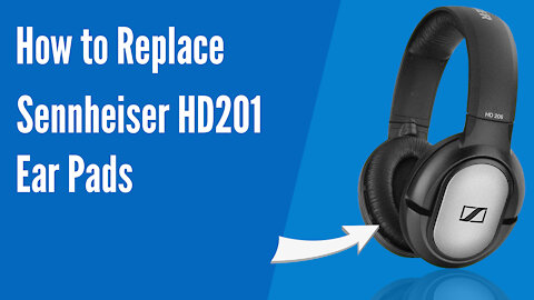 How to Replace Sennheiser HD 201 Headphones Ear Pads/Cushions | Geekria