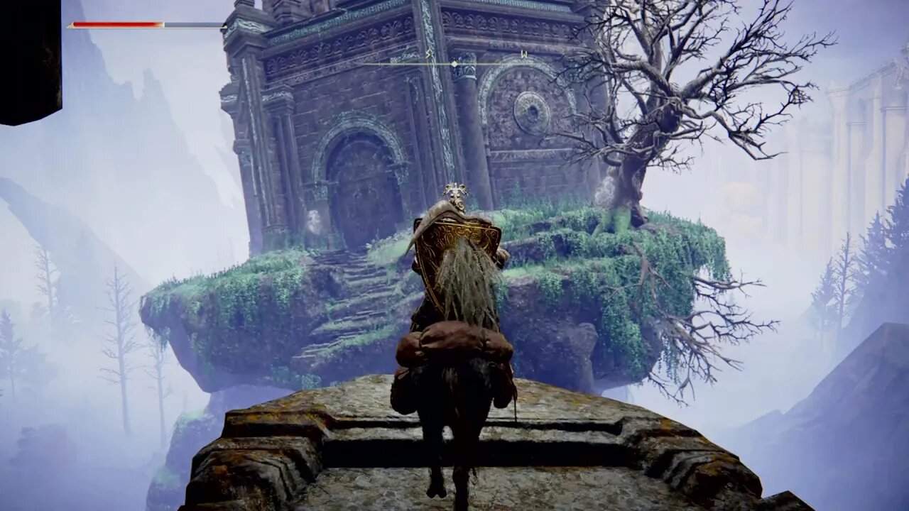 Elden ring - How to jump on the Walking Mausoleum in Liurnia of the Lakes