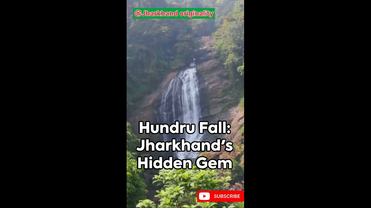 Hundru Fall: Jharkhand's Hidden Gem by @jharkhandoriginality #hundrufall #shorts