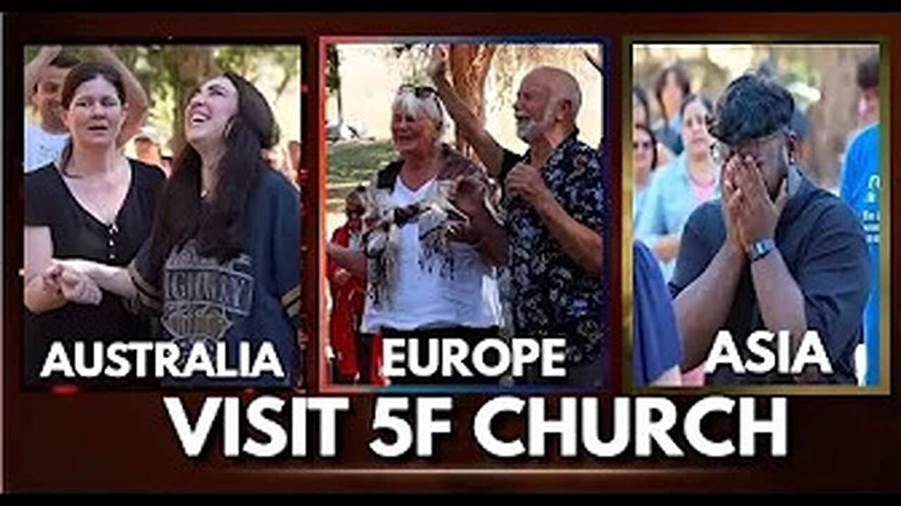 International Visitors every Sunday at 5F Church (Australia, Europe & Asia in past month)