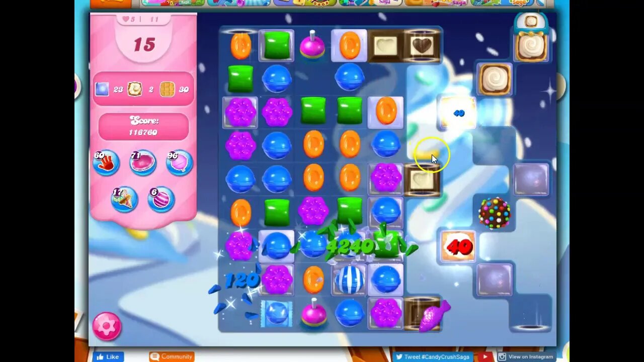 Winter Festival Level 11 Audio Talkthrough for Candy Crush