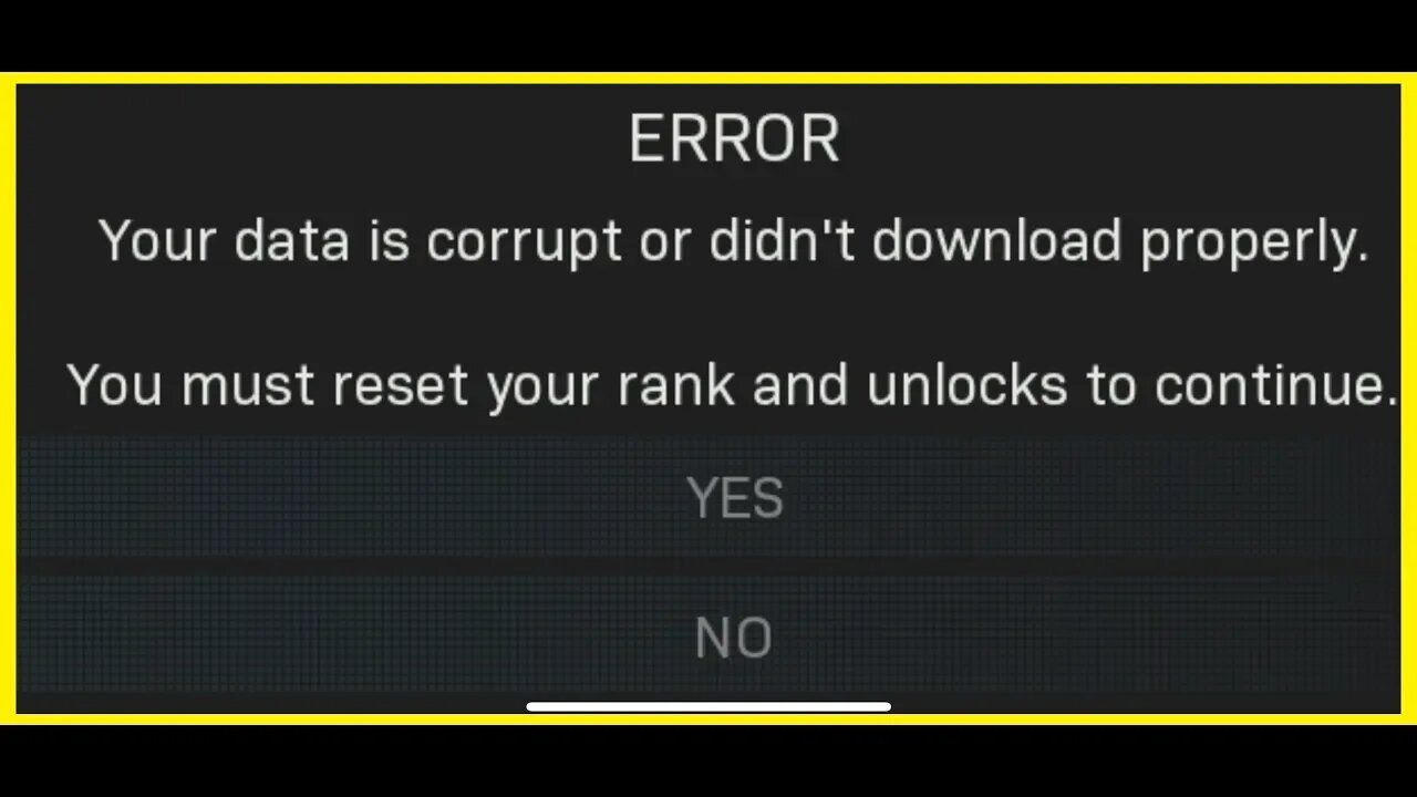 Modern Warfare | Update 1.13 Error is Resetting Stats