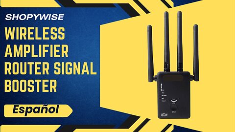 Amplificador de señal y potenciador WiFi de largo alcance