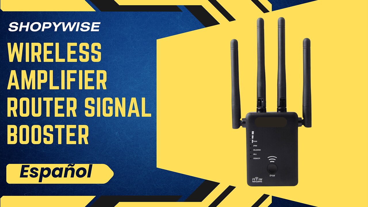 Amplificador de señal y potenciador WiFi de largo alcance