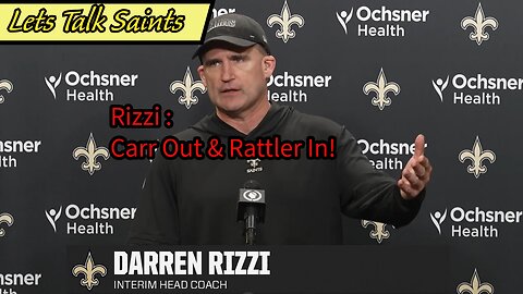 Darren Rizzi:Saints Will Deal with Injury & Weather on MNF!