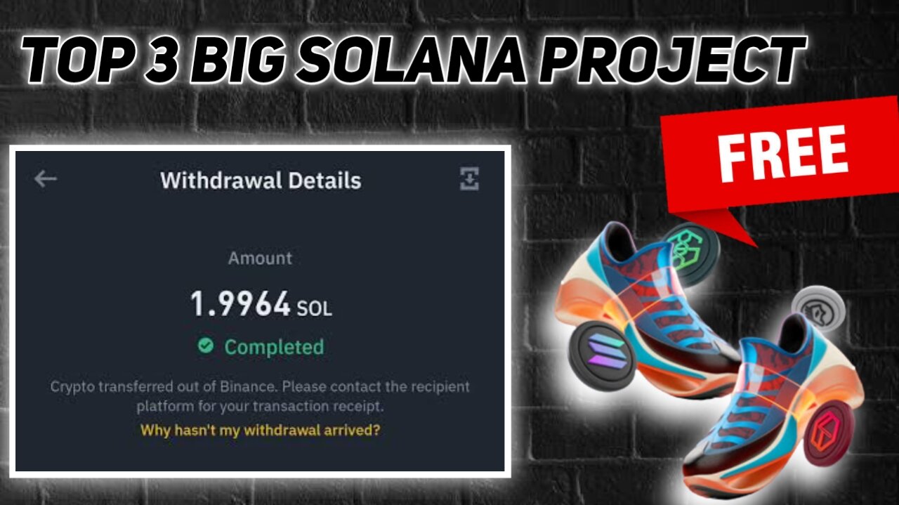 Top 3 Big Solana Project For Free Airdrop