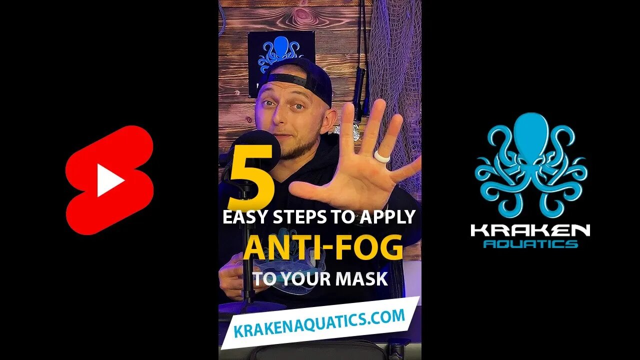 5 easy steps to apply anti-fog to your mask #shorts