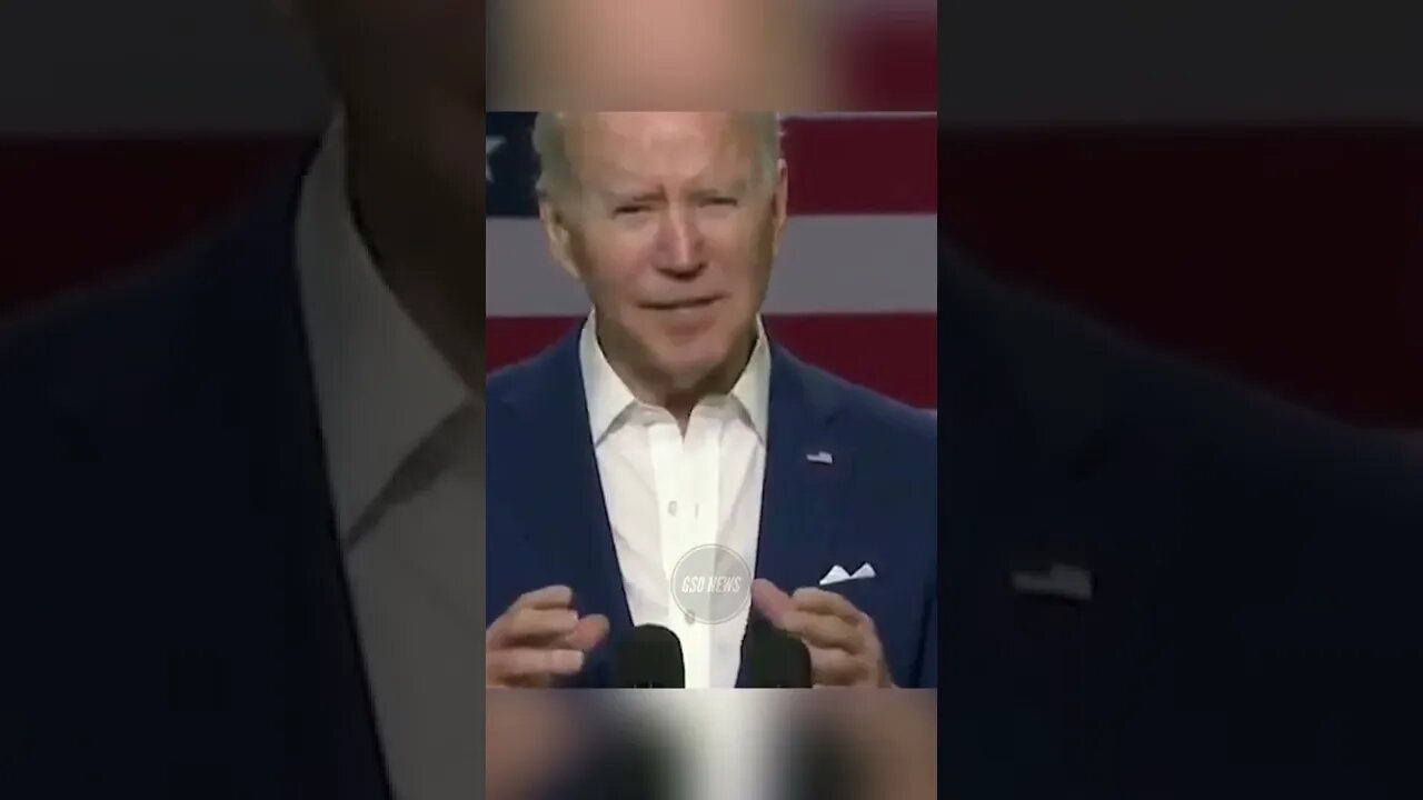 Bird poops on Biden during his speech #Shorts