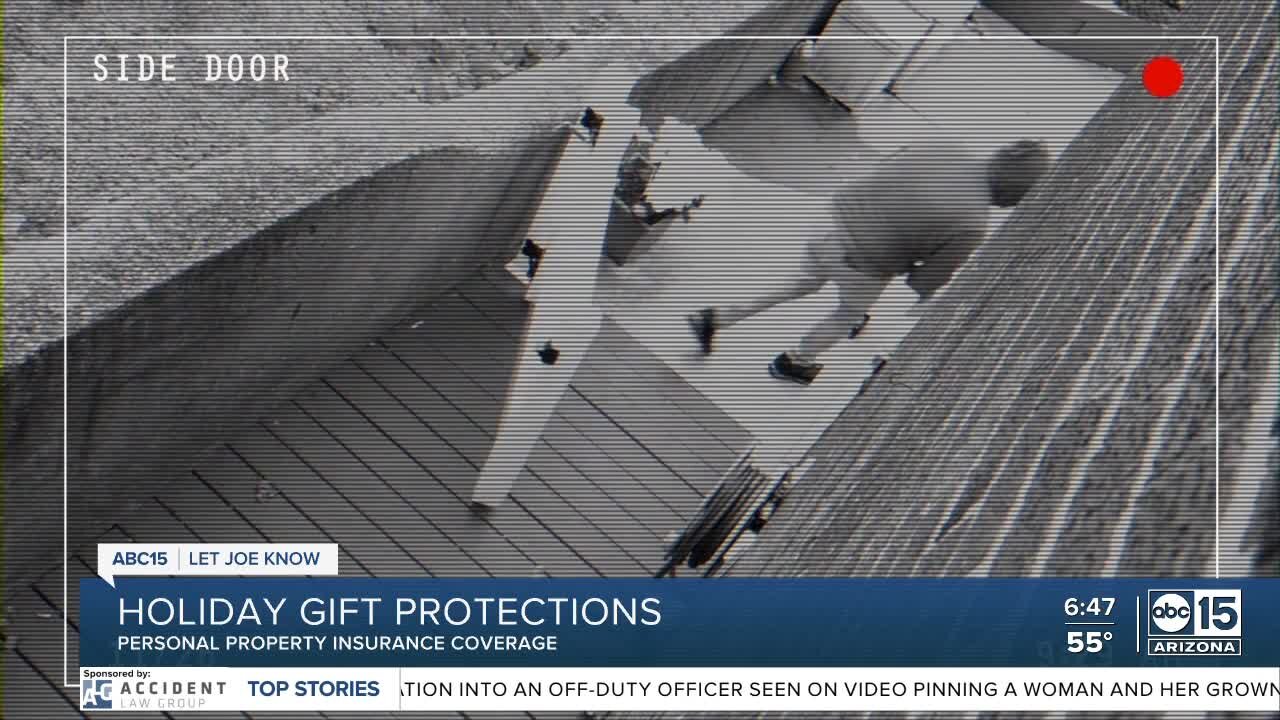 Your homeowner's insurance can protect your holiday purchases