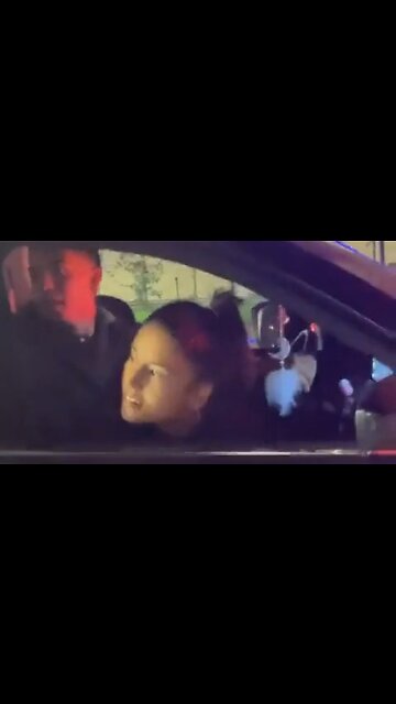 Car With Nasty Couple Throw The Heil Hitler Sign At Jews At A Pro-Israel Rally In Beverly Hills