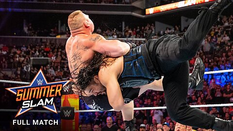 FULL MATCH - Brock Lesnar vs. Roman Reigns - Universal Title Match- SummerSlam 2018