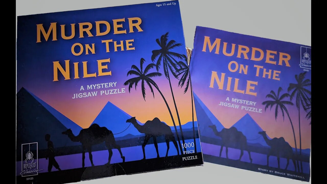 Murder on the Nile Jigsaw Puzzle Time Lapse *Spoiler*