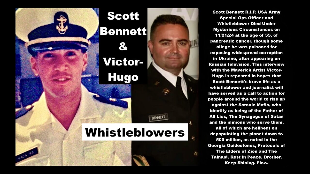 Scott Bennett RIP USA Army Special Ops Officer Whistleblower Dies Under Mysterious Circumstances