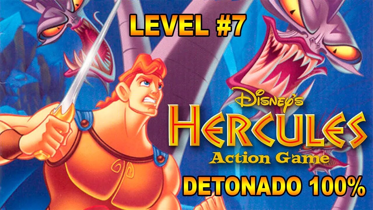 [PS1] - Disney's Hercules - [Level 7] - Dificuldade Herculean - Detonado 100%