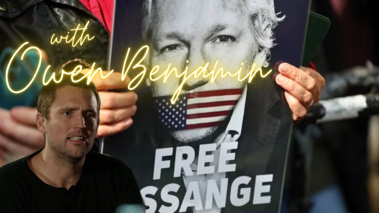 Julian Assange is Free at last w/ Owen Benjamin