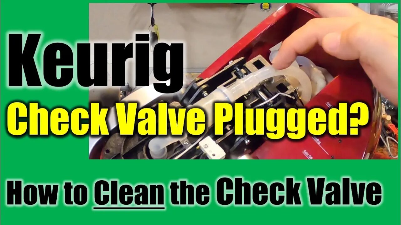 🔥Keurig ● Not Pumping? ● Check Valve Stuck? ● Remove, Clean, and Reinstall ✅