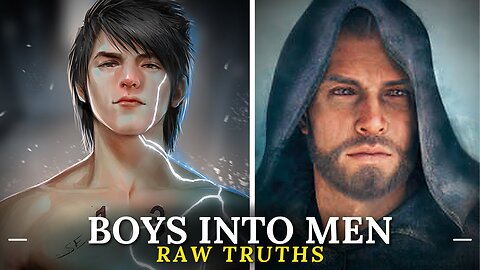 6 Habits That Turn BOYS Into MEN (RAW Masculine Truths...) | HIGH Value Men | self development