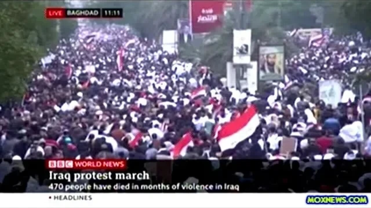 IRAQIS DEMAND U.S. TROOPS GET OUT OF IRAQ IN MASSIVE PROTEST!