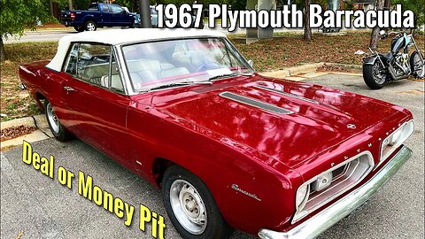 I Found A 1967 Plymouth Barracuda Convertible.