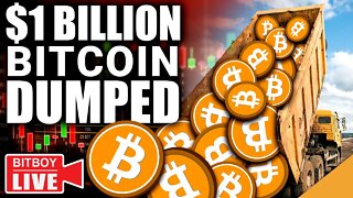 1 BILLION DOLLARS WORTH OF BITCOIN DUMPED!! (XRP Holders Pushed To The SIDELINES)