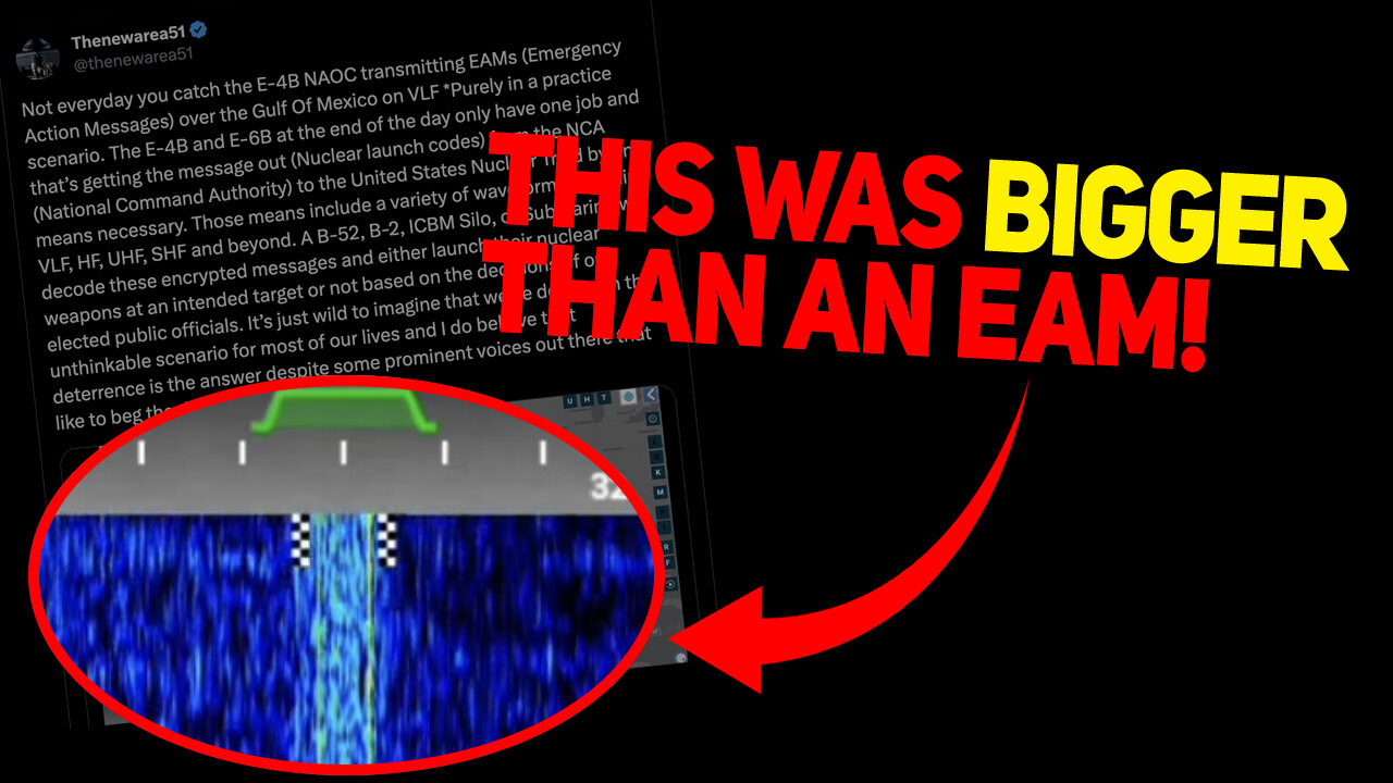 That E-4B NAOC broadcast something BIGGER than an EAM! (8888 Messages vs. Emergency Action Messages)