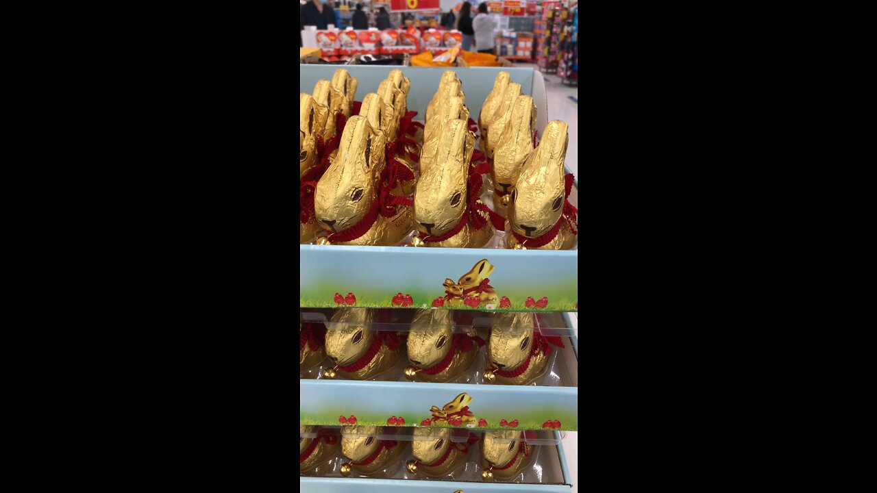 Lindt “GoldBunny” chocolates