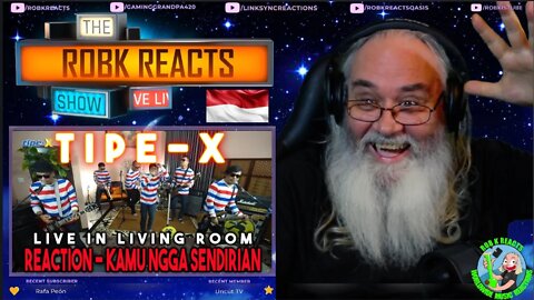 TIPE-X Reaction - KAMU NGGA SENDIRIAN - LIVE IN LIVING ROOM - First Time Hearing - Requested