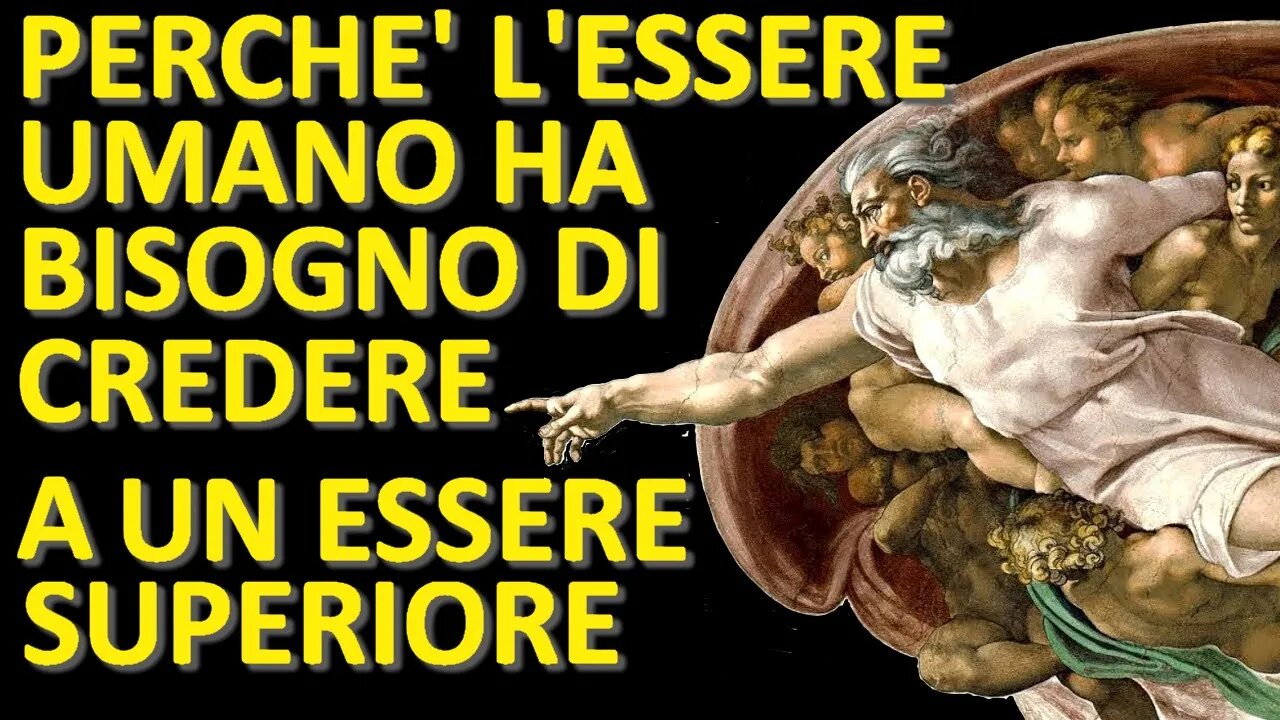 Perché l'essere umano ha bisogno di credere ad un'entità superiore e come ciò influenza la scienza