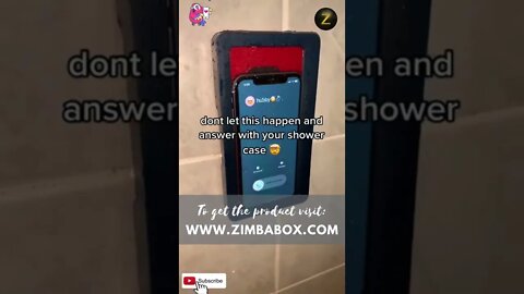 Shower phone cover