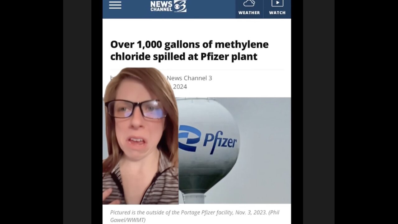 Pfizer plant spills 1,000 gallons of methylene chloride