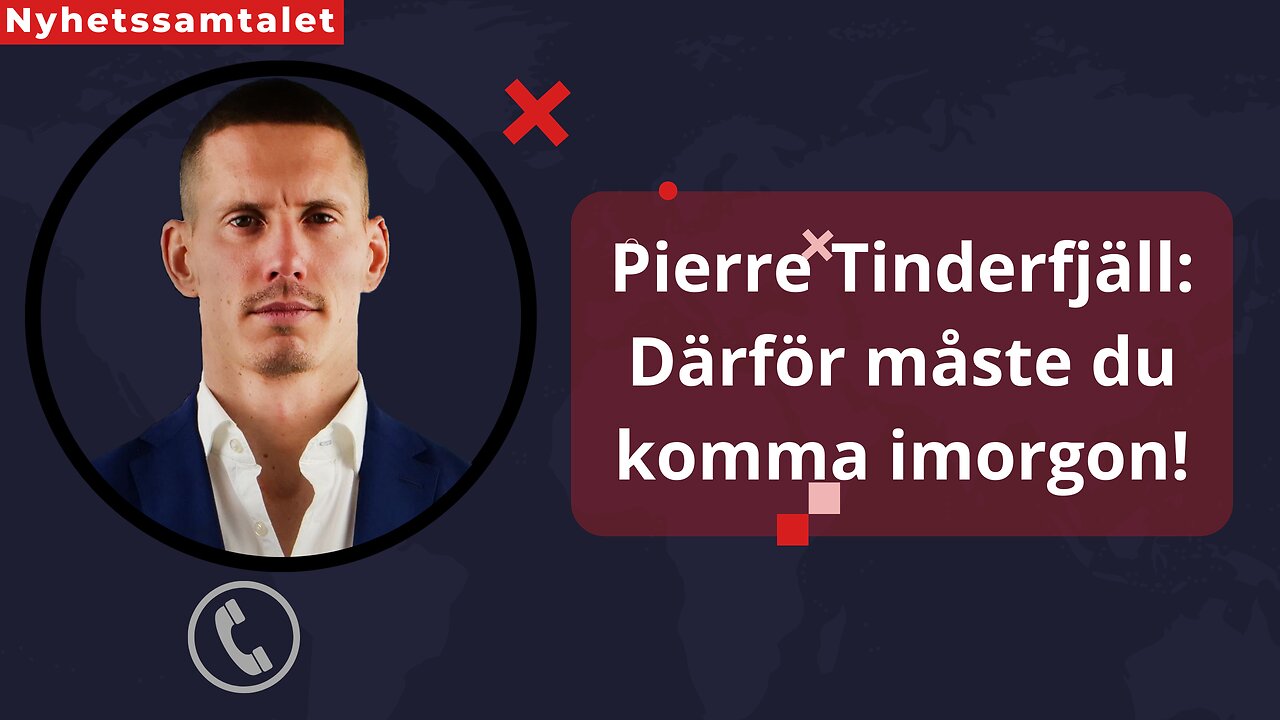 "Därför måste du komma" - Pierre Tinderfjäll, arrangör till demonstrationen